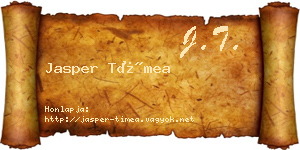 Jasper Tímea névjegykártya